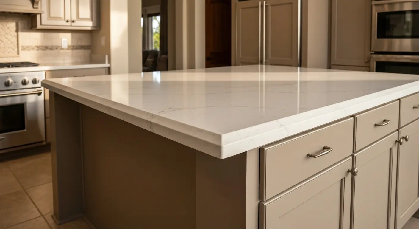 Kitchen island installation