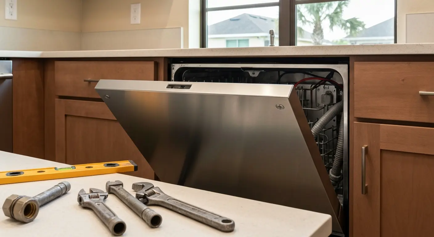 Dishwasher installation