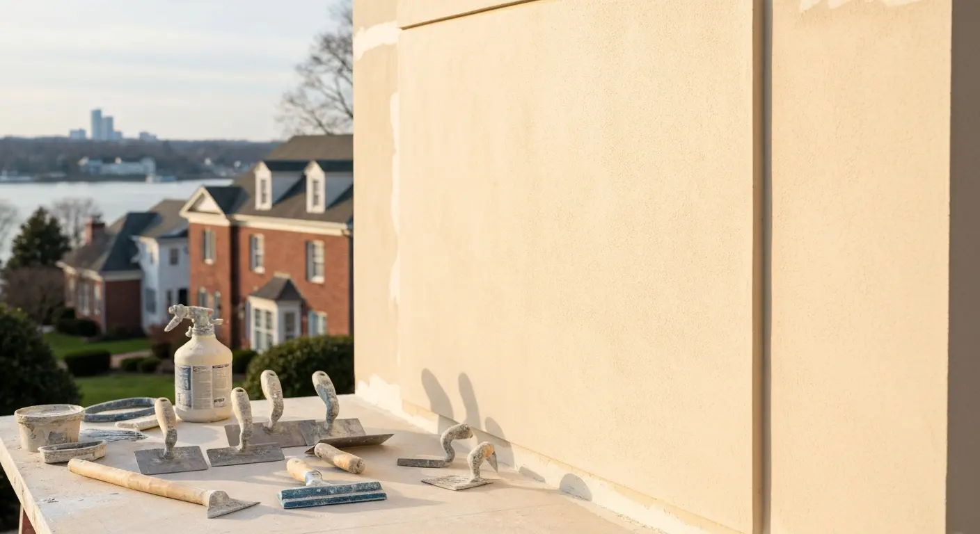 Stucco repair project