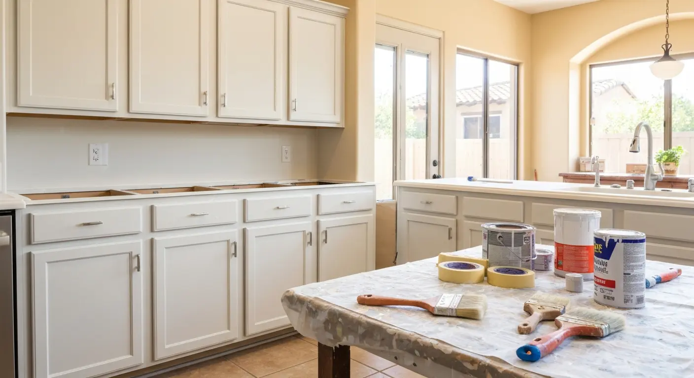 Cabinet painting service