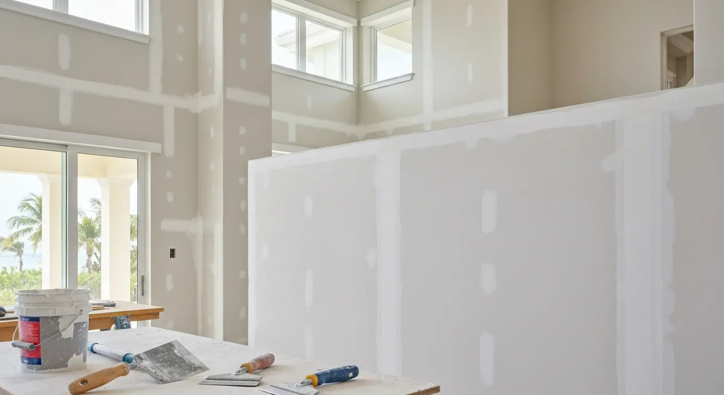 Interior drywall installation