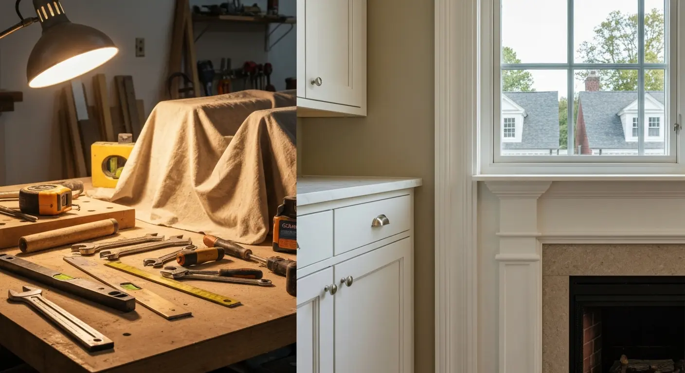 Historic and modern home renovation