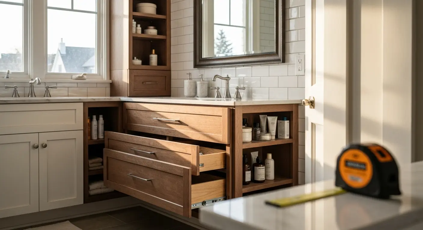 Custom bathroom vanity