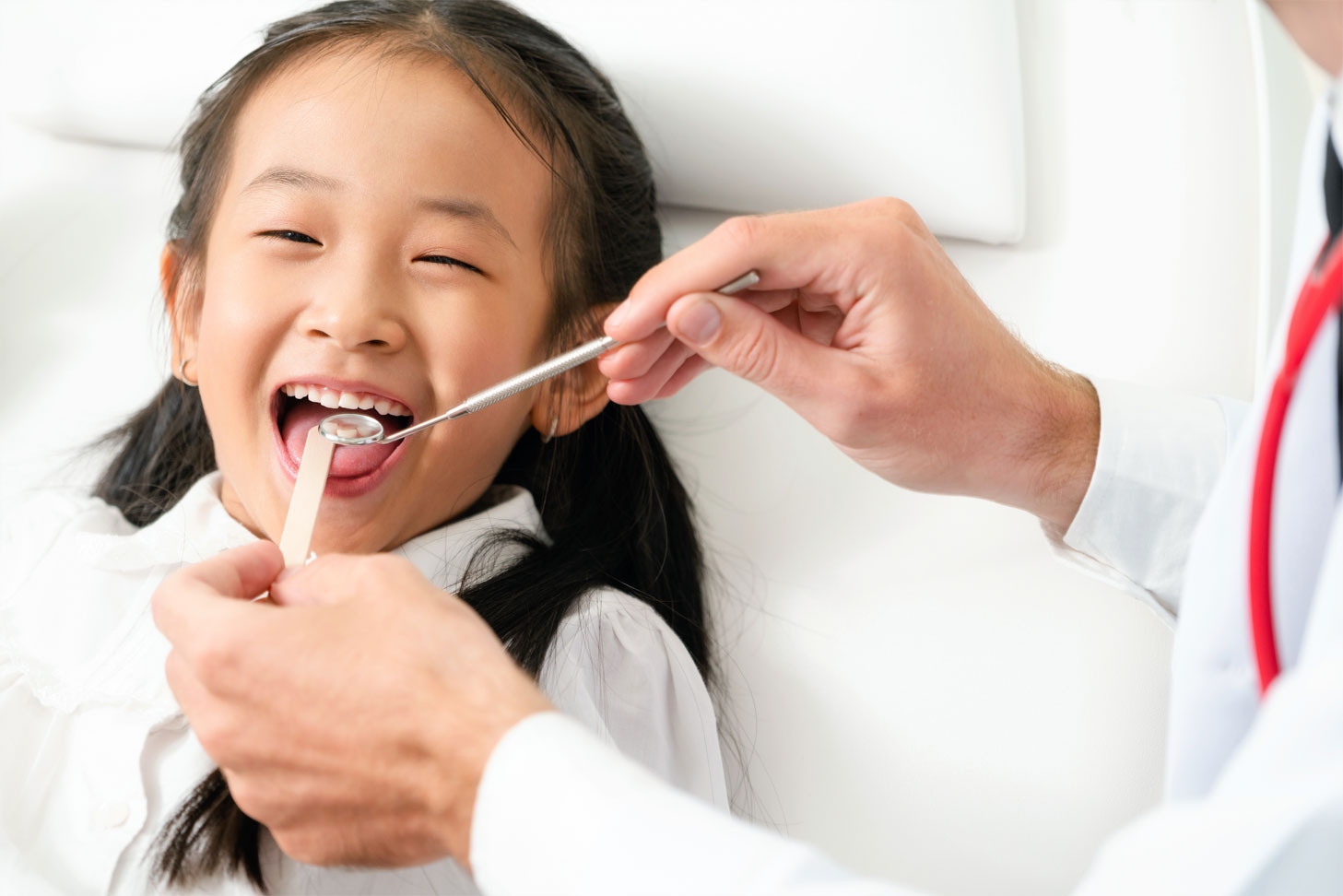Man holding toothbrush