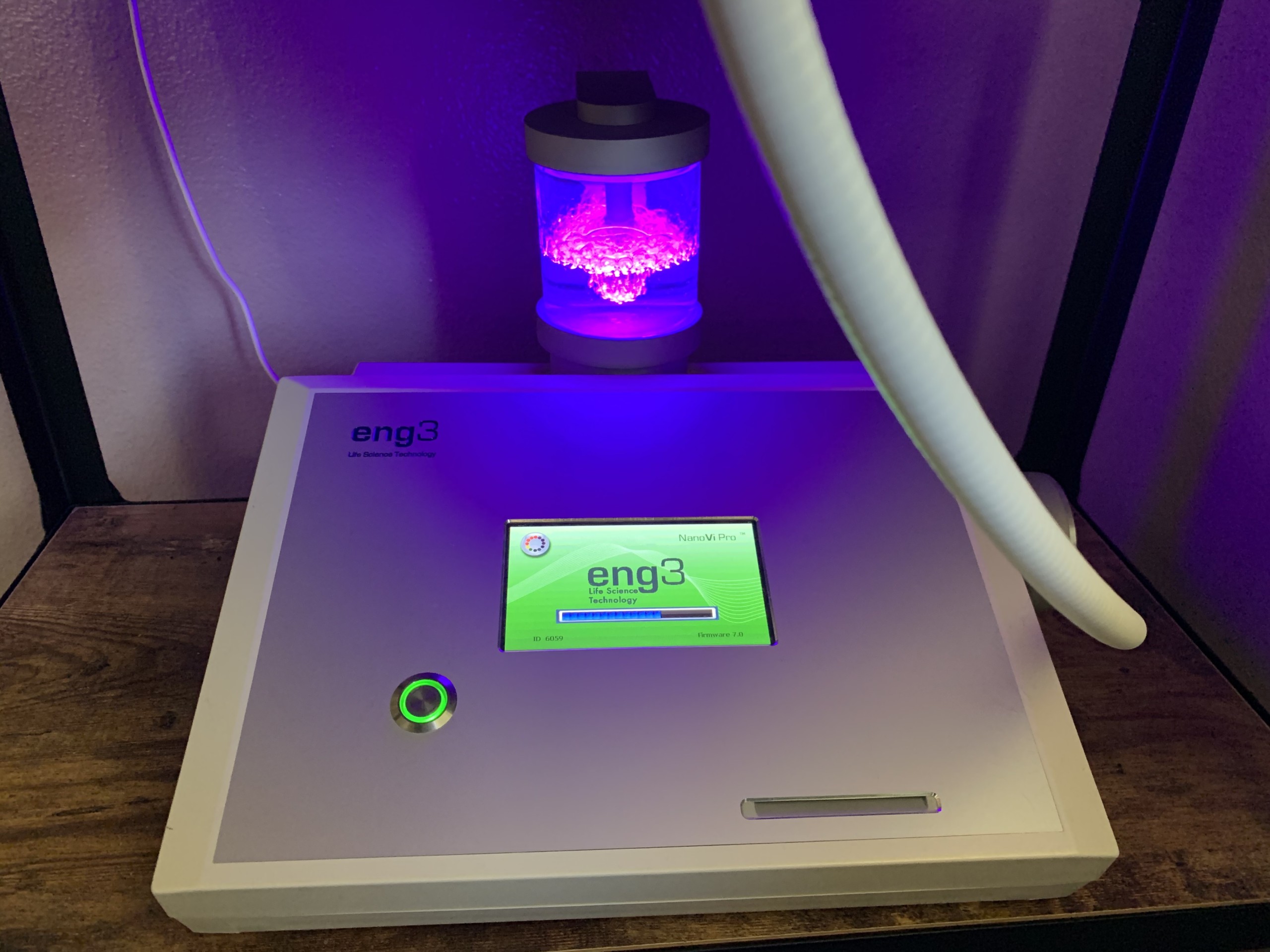 NanoVi protein folding therapy — cellular repair wellness session