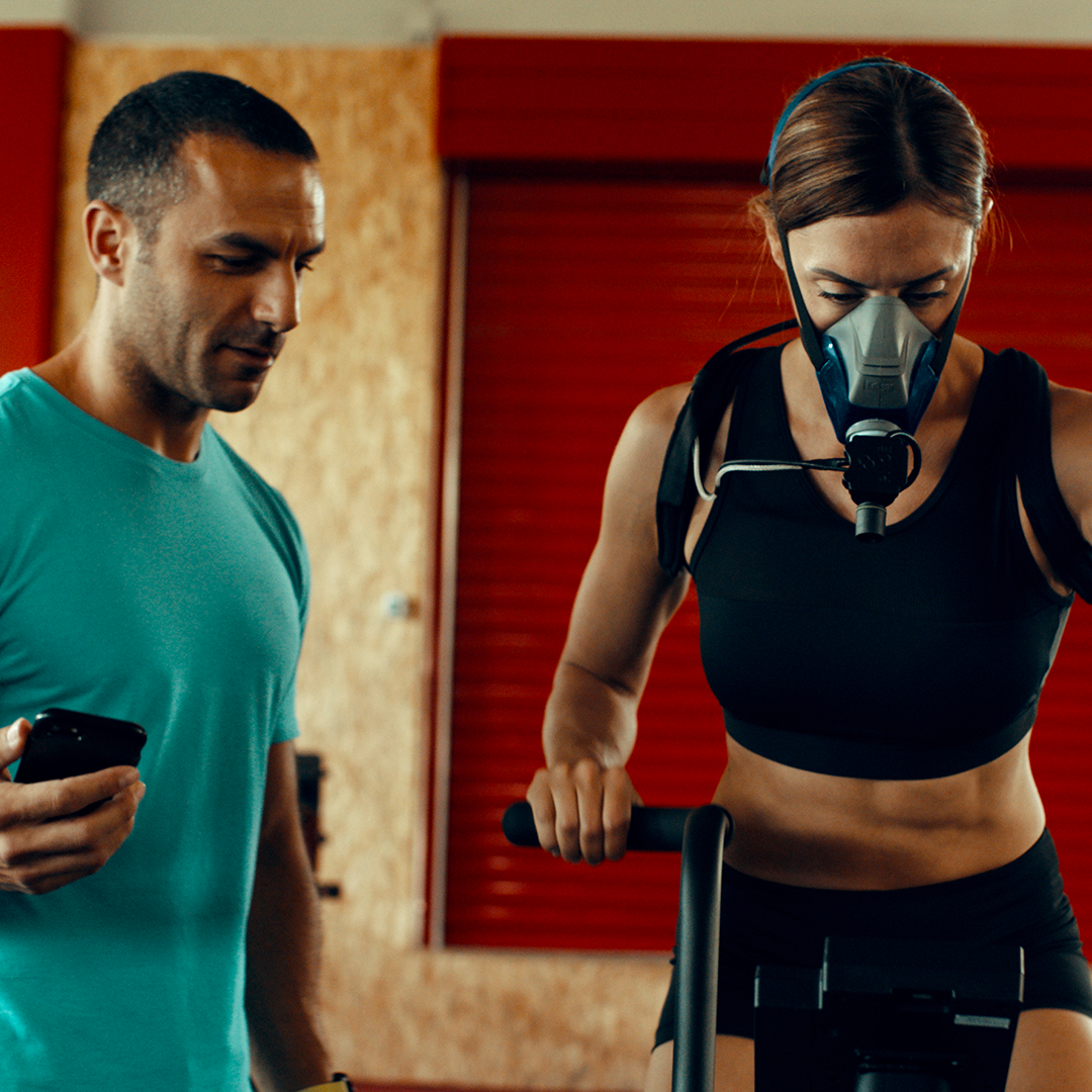VO₂ Max assessment in session — Longevity Gyms