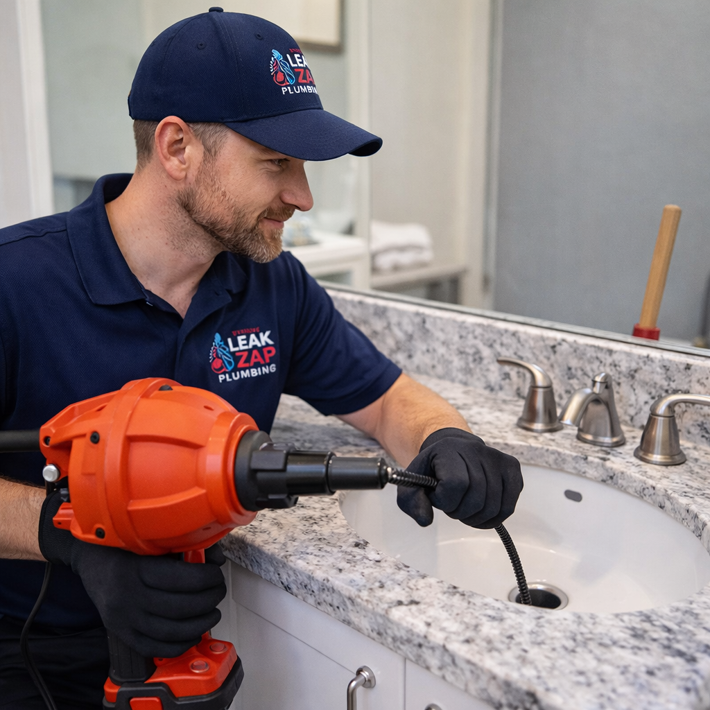 Leak Zap drain cleaning service