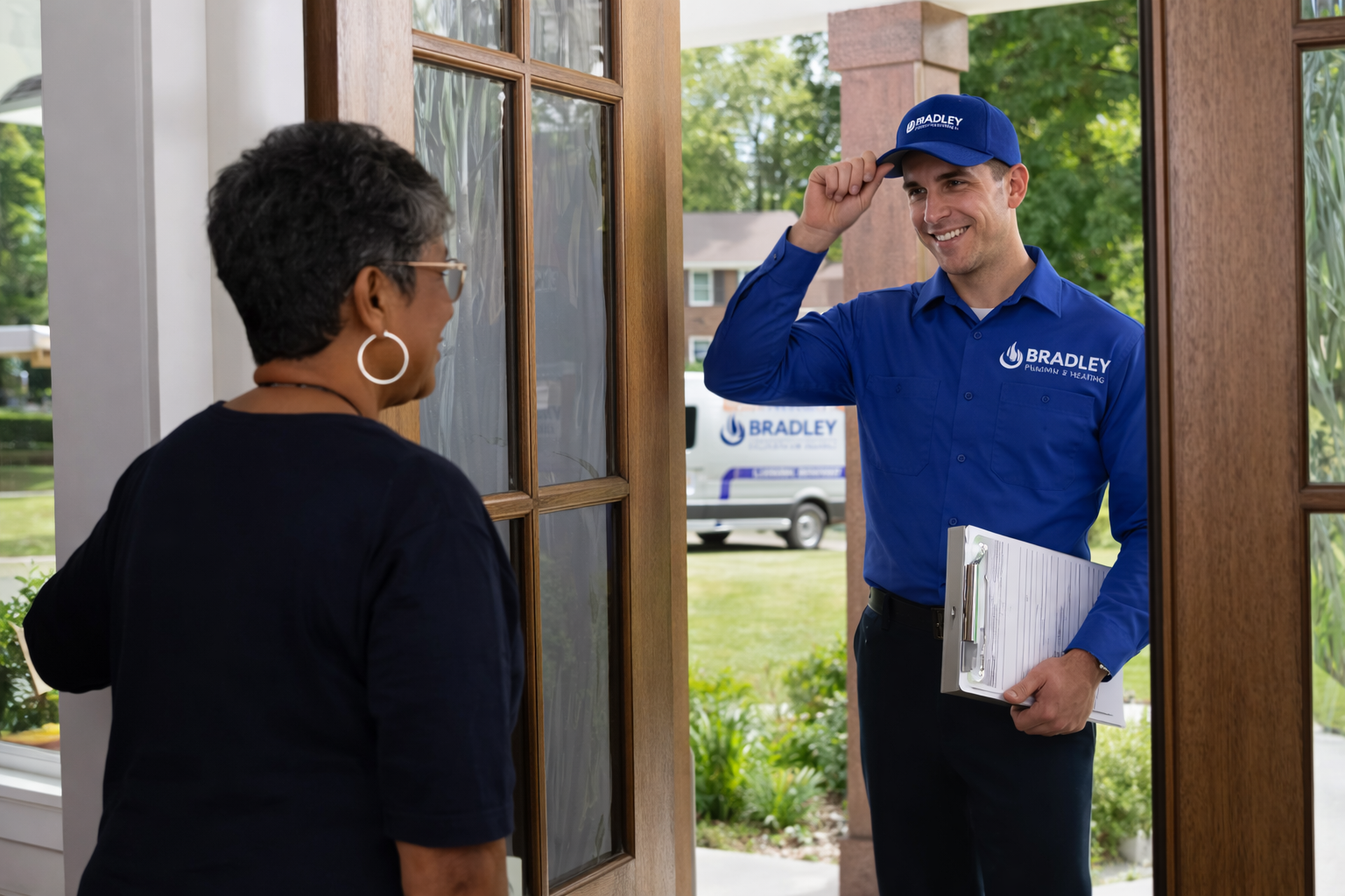 Bradley Plumbing expert at work