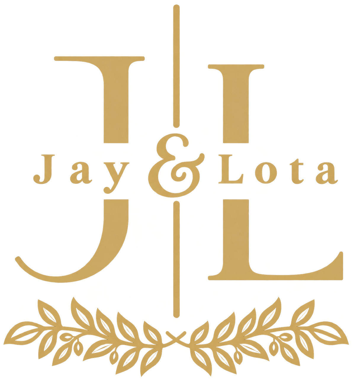 Arnel and Lota Wedding Logo