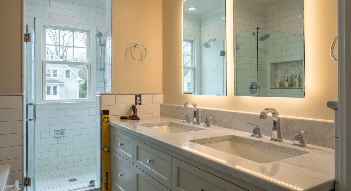 Complete bathroom remodel in Union County