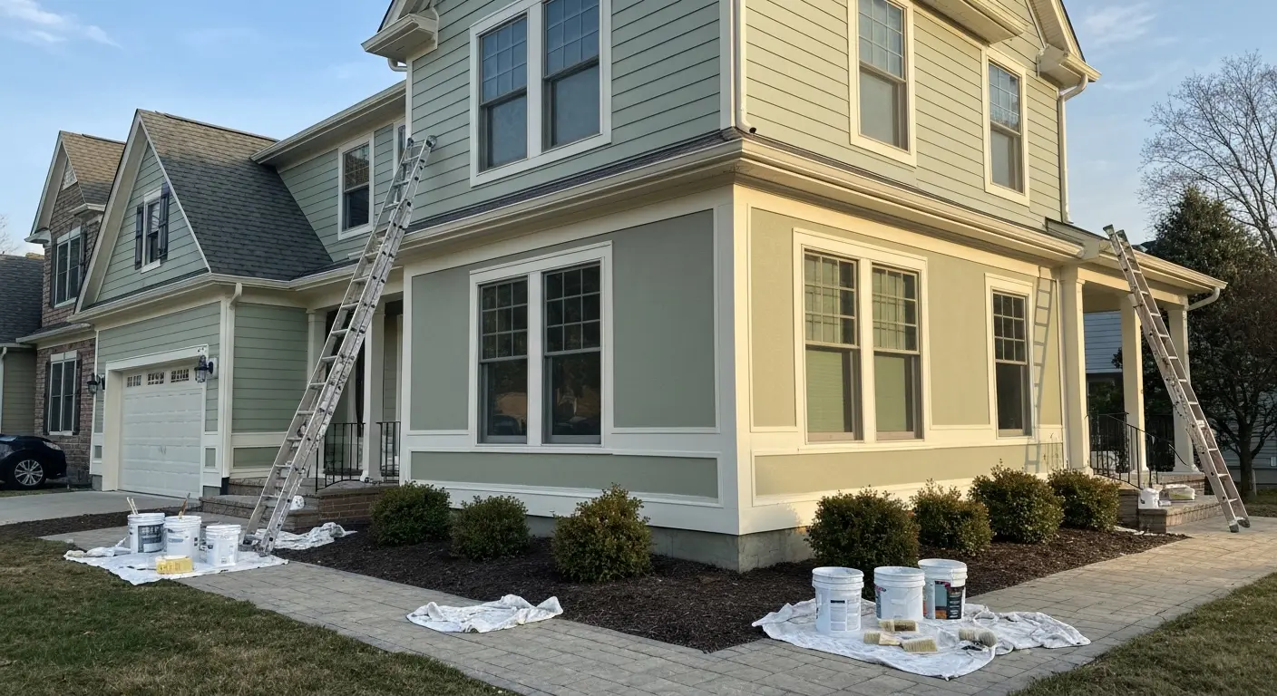 Exterior painting project