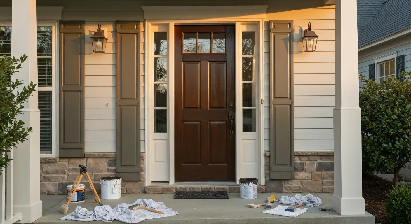 Door and shutter painting