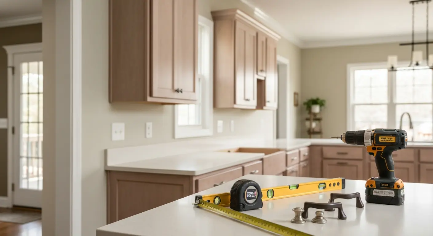 Kitchen cabinet installation