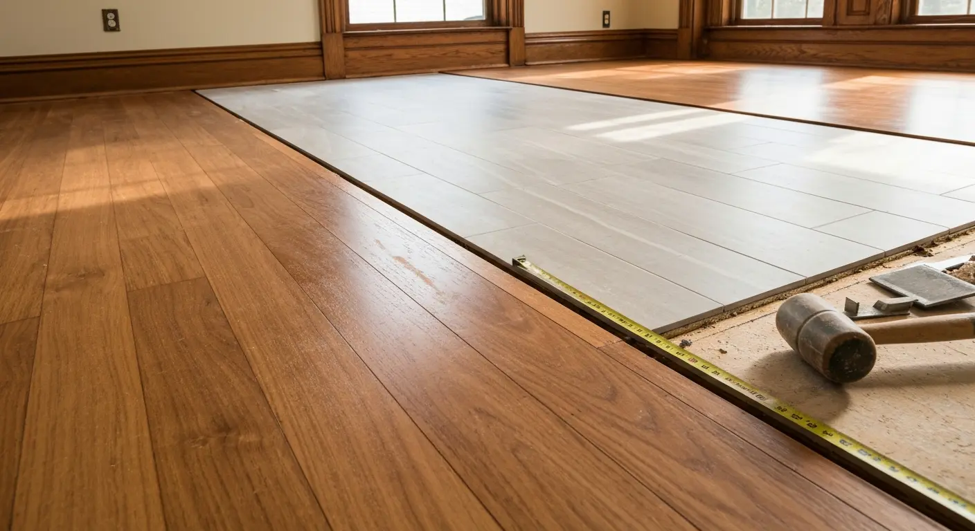 New flooring installation in Mecklenburg home
