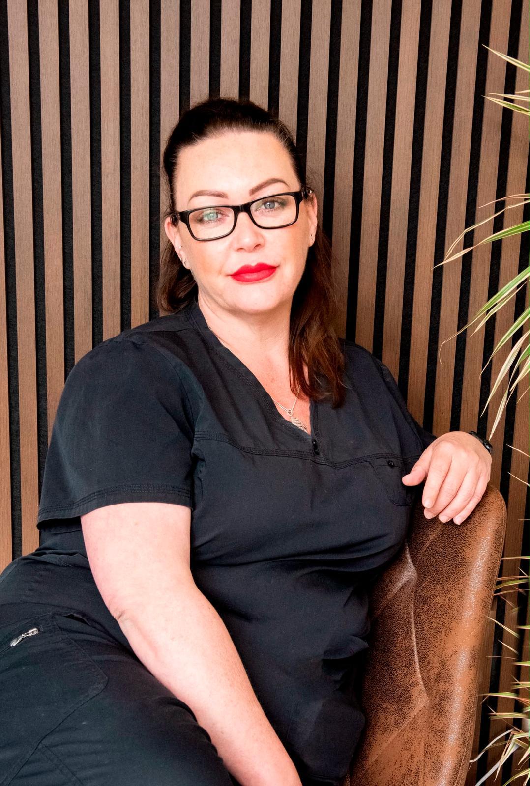 Emma, founder of The Treatment Rooms Essex, in her Braintree clinic
