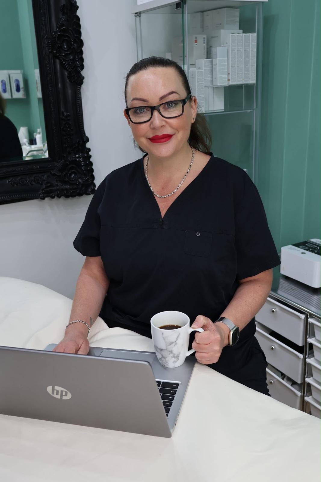 Emma, founder of The Treatment Rooms Essex, in her Braintree treatment room
