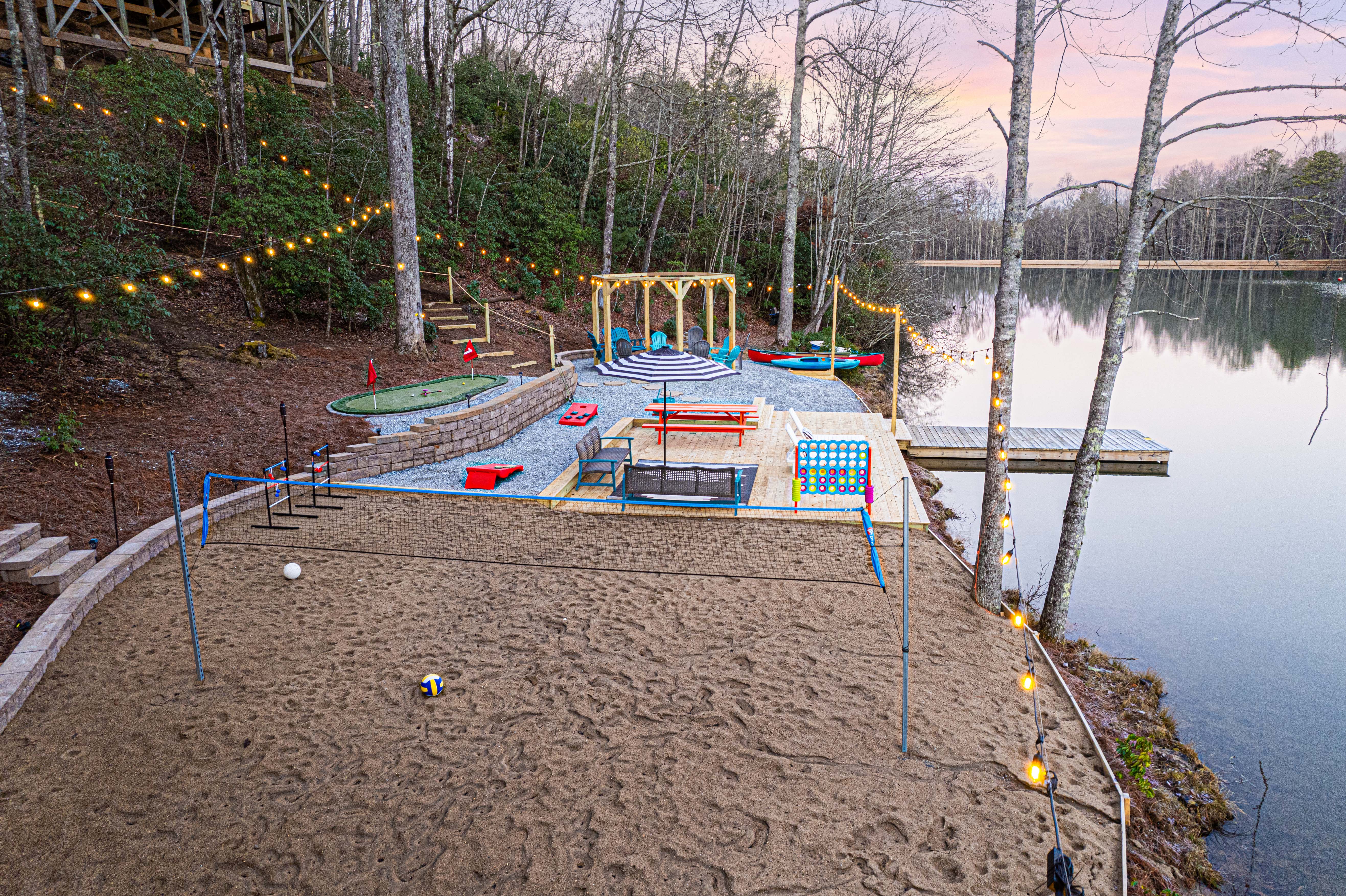 Lakeside playground