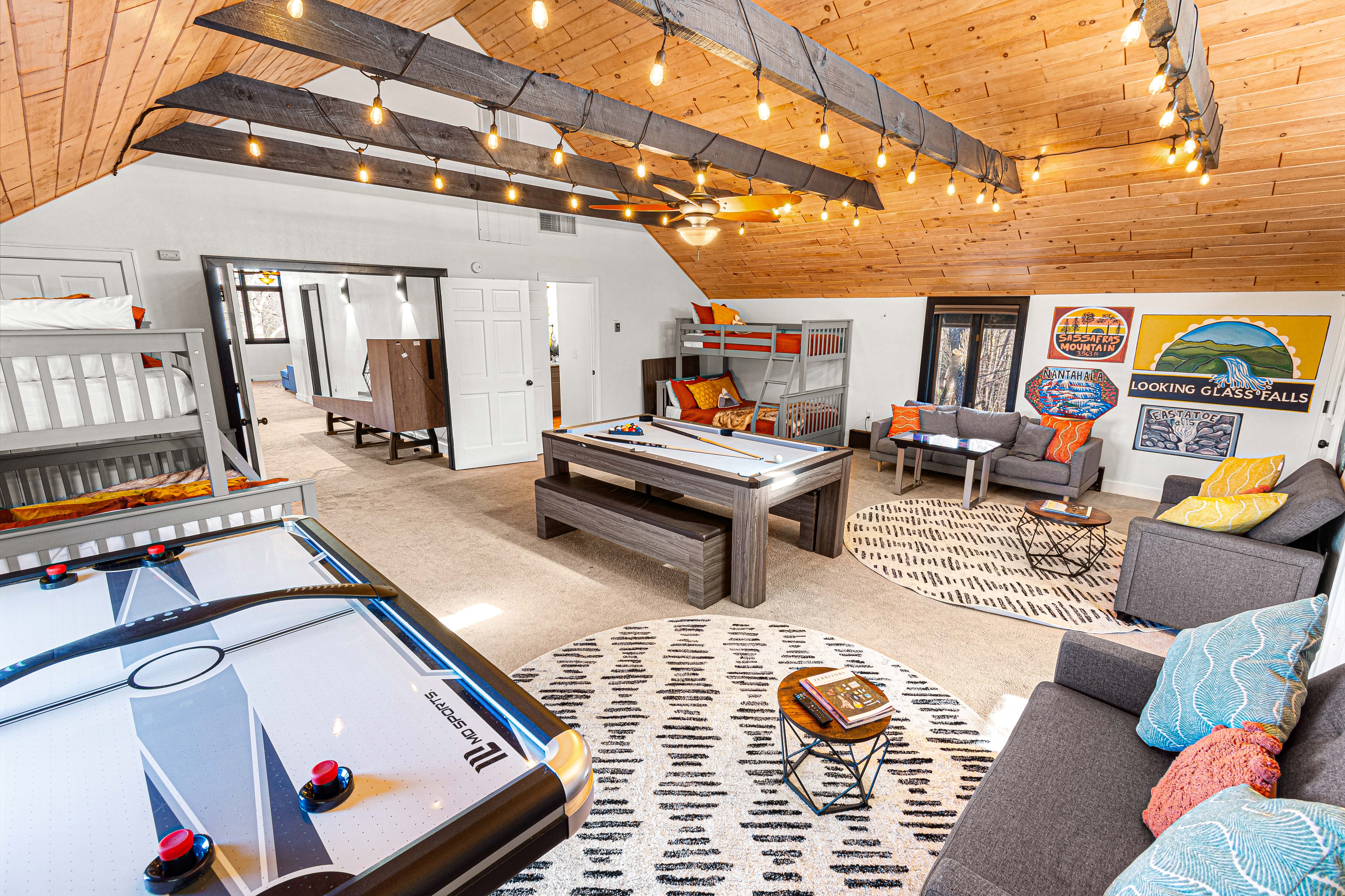 Camp Treetop game room
