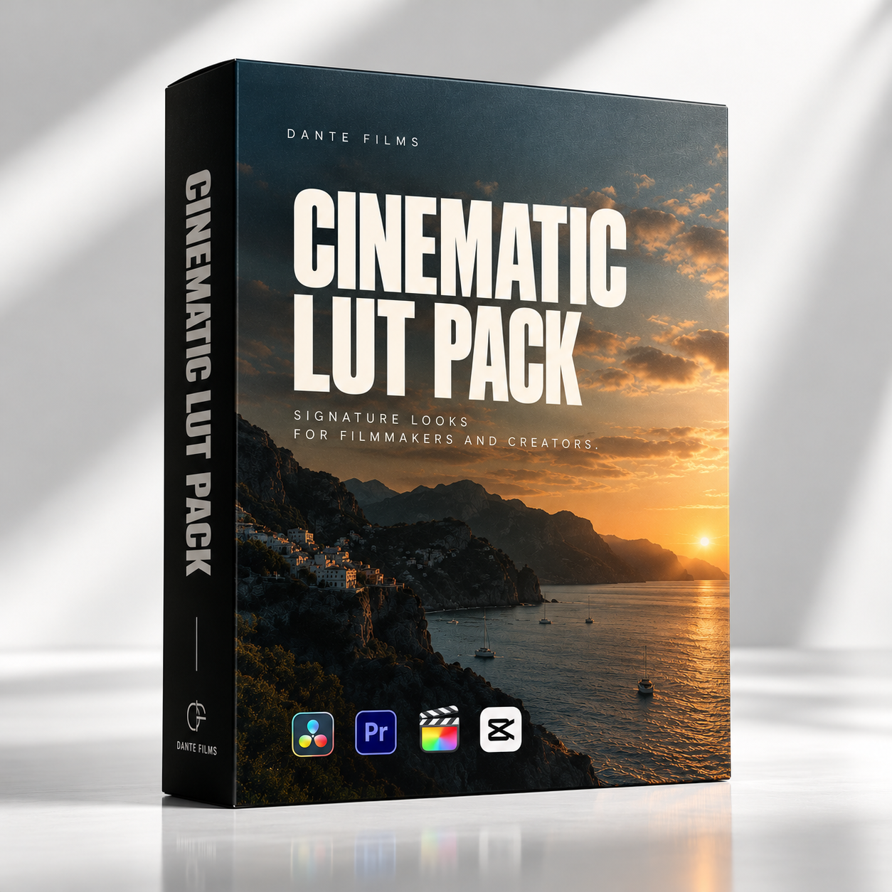 Dante's LUTs pack artwork presentation