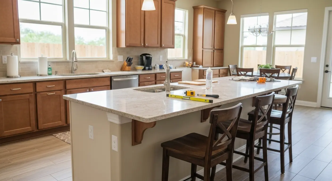 Kitchen island design and installation Winter Garden