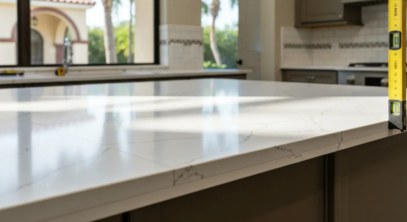 Quartz kitchen countertops