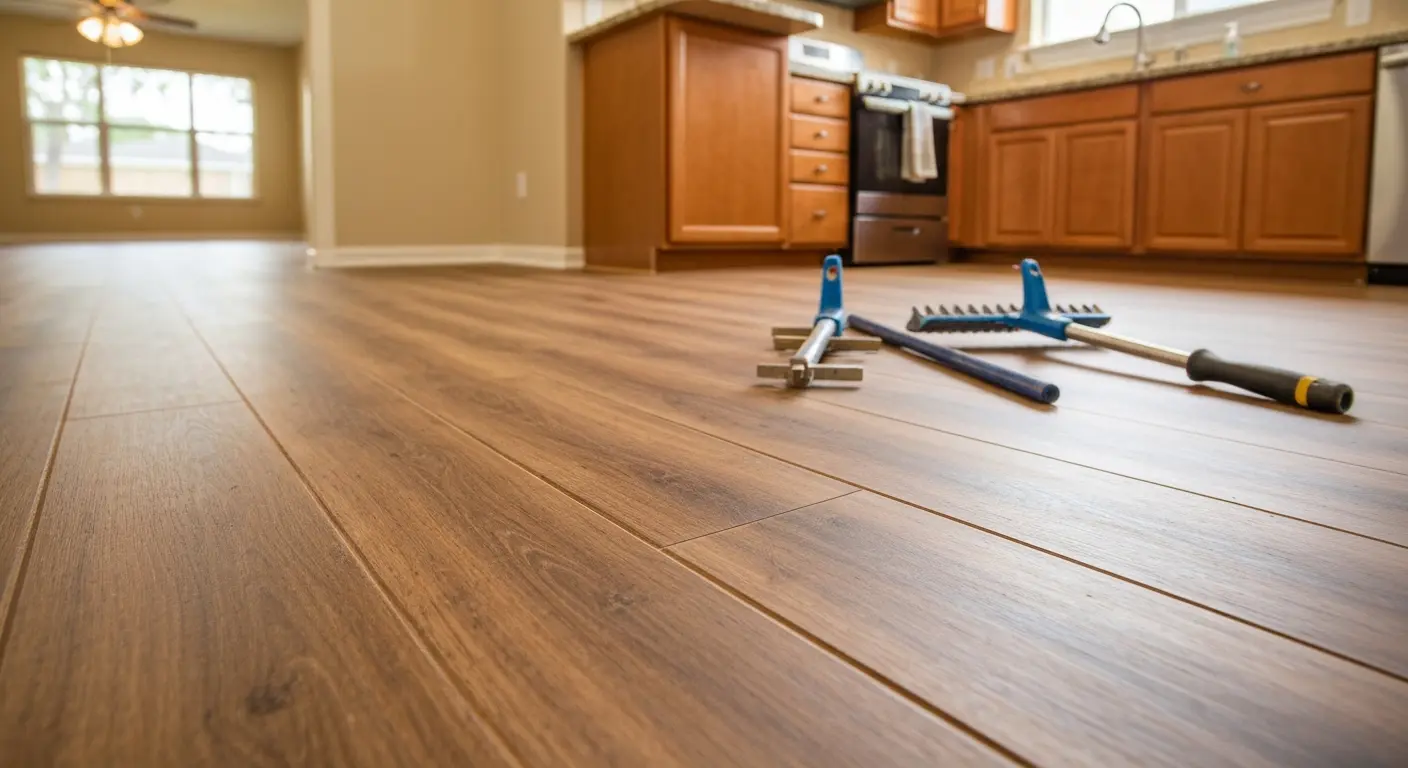 Kitchen flooring options: tile, vinyl plank, laminate