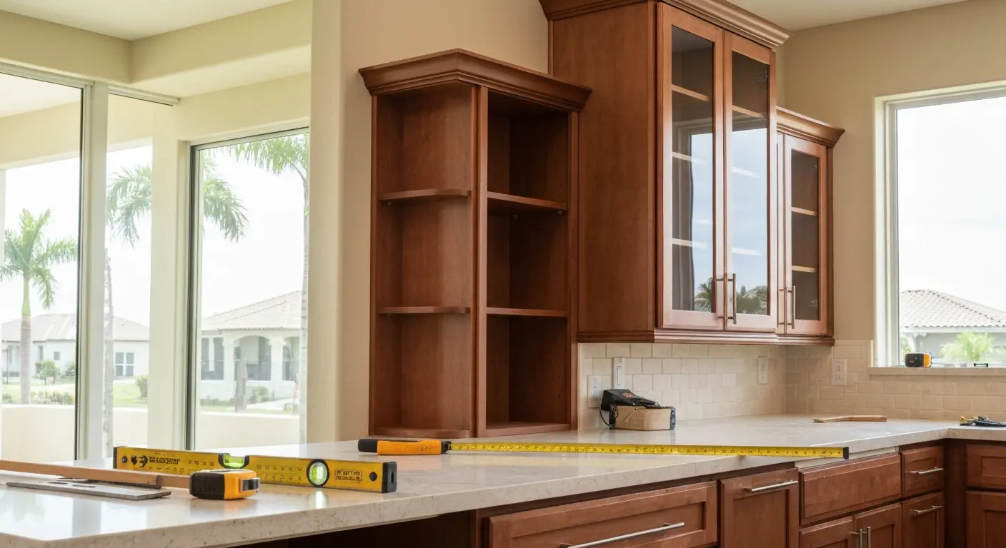 Kitchen cabinet installation in Clermont