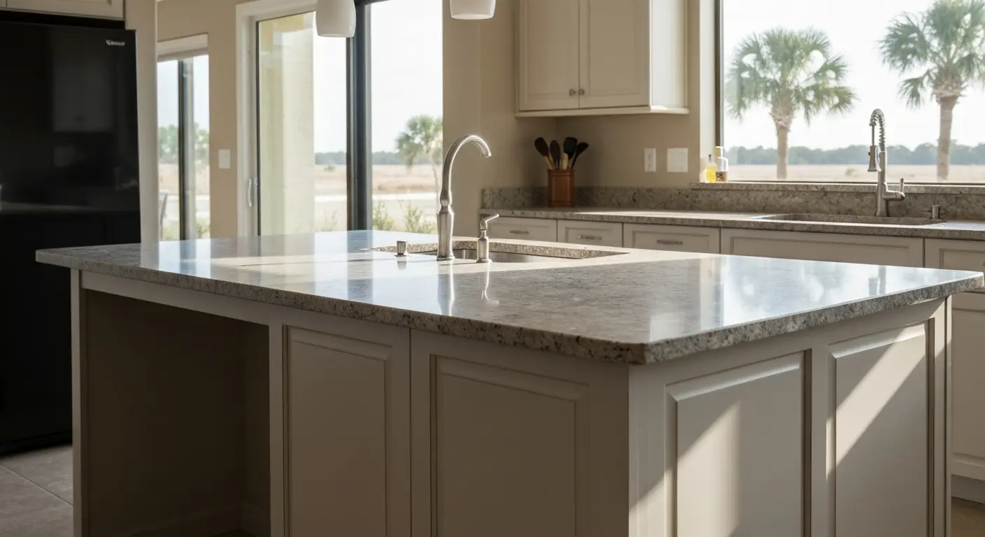 Kitchen island installation