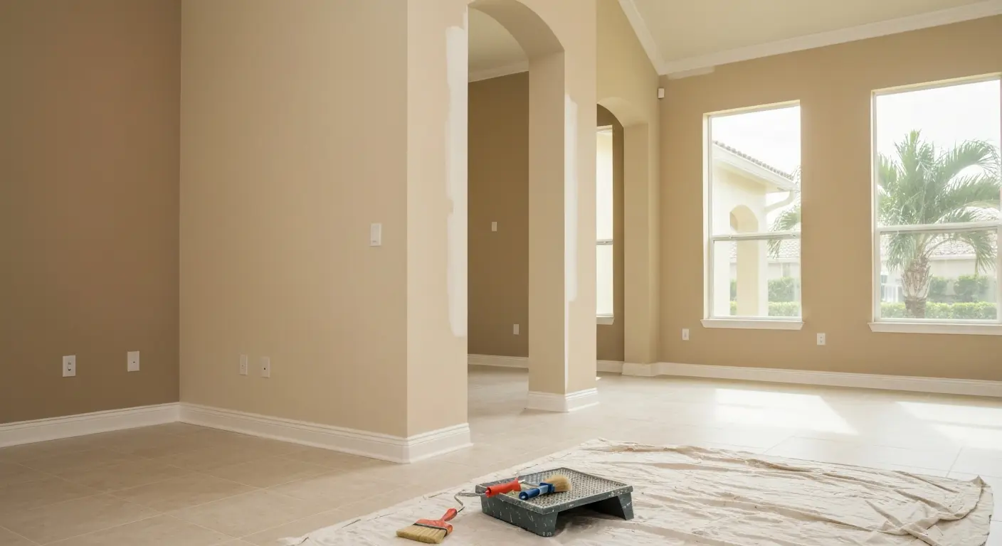 Full interior home painting project