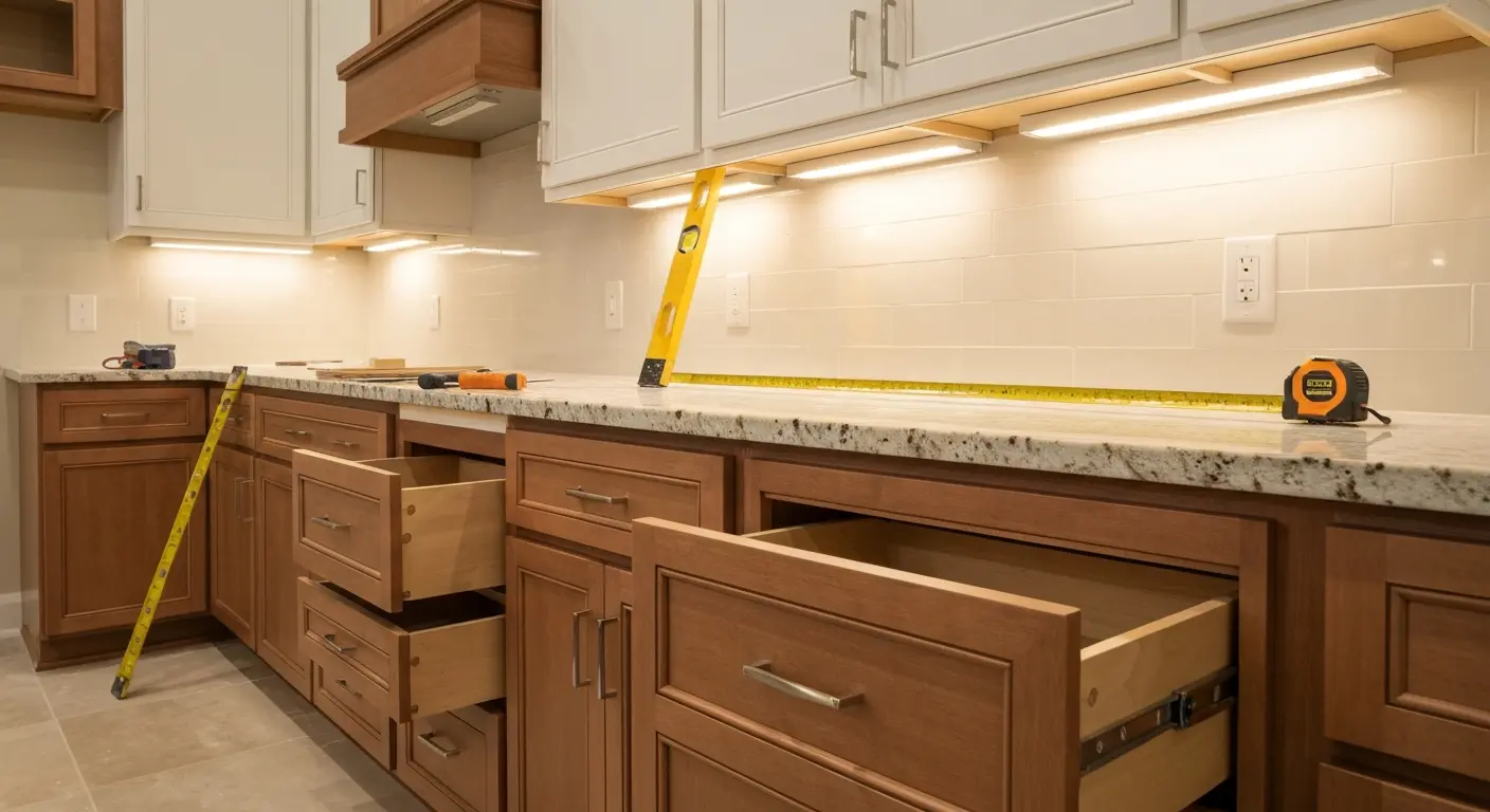Custom kitchen cabinets