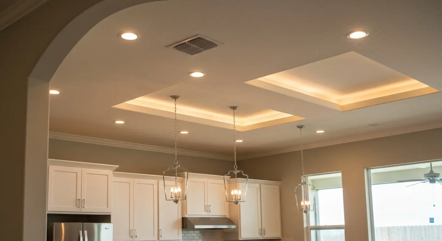 Kitchen lighting installation