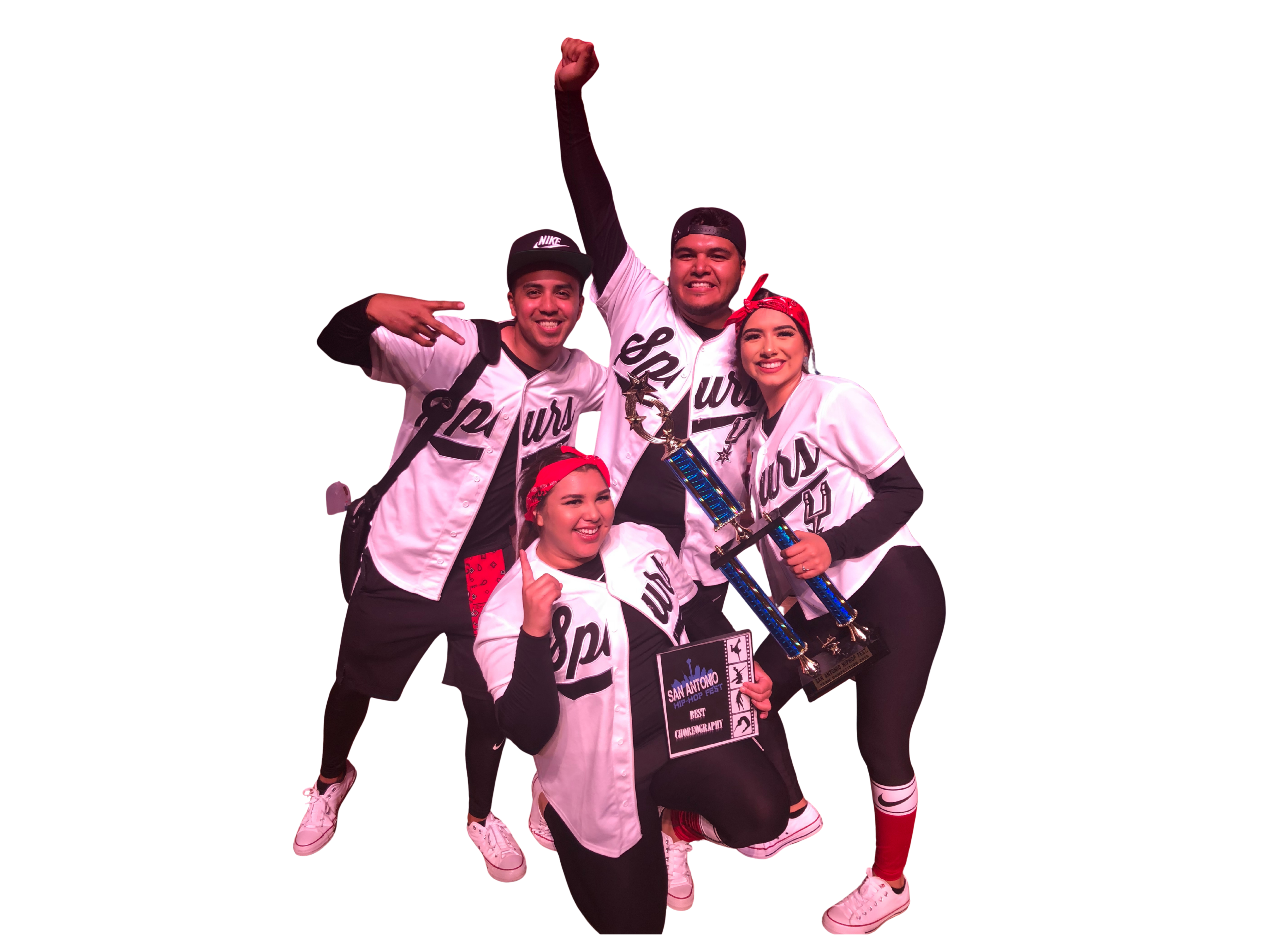 Stage Ready competitive dance crew performing together