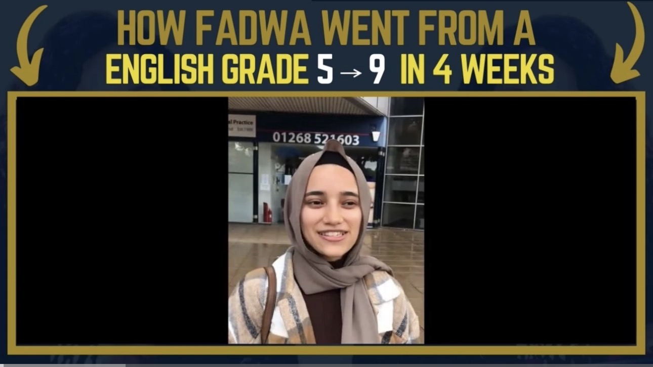 Fadwa, English grade 5 to 9
