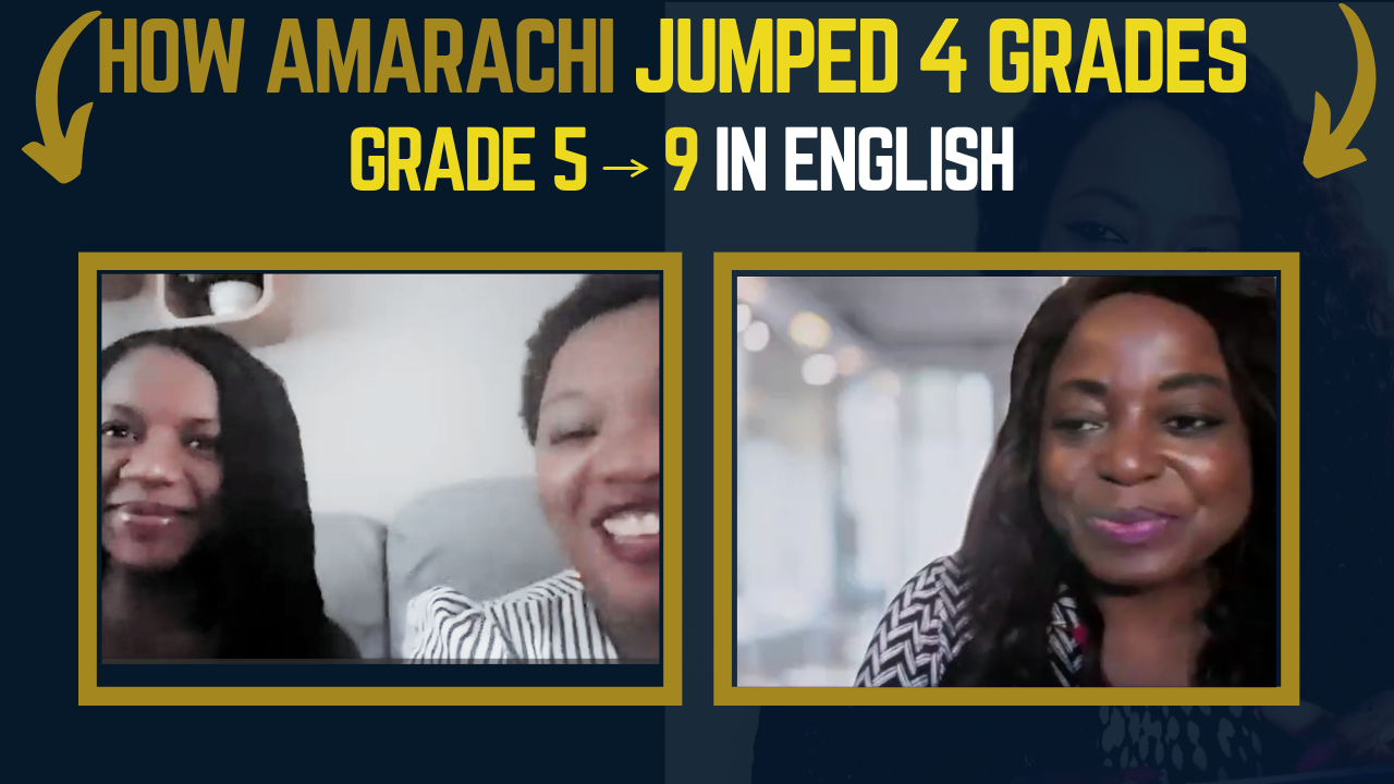 Amarachi, English grade 5 to 9