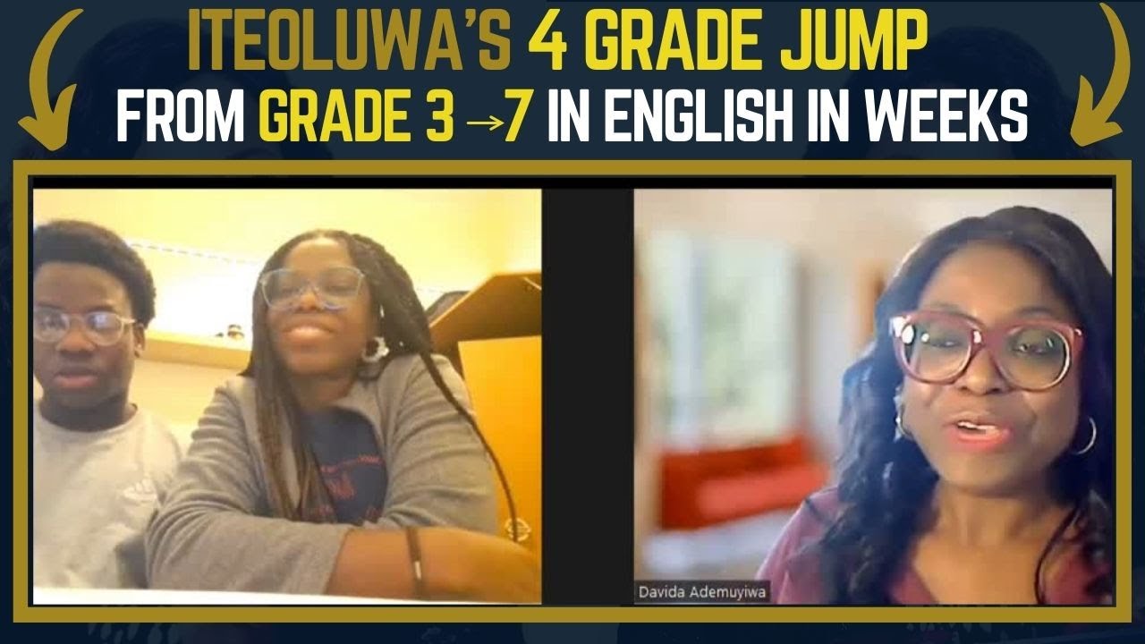 Iteoluwa, English grade 3 to 7