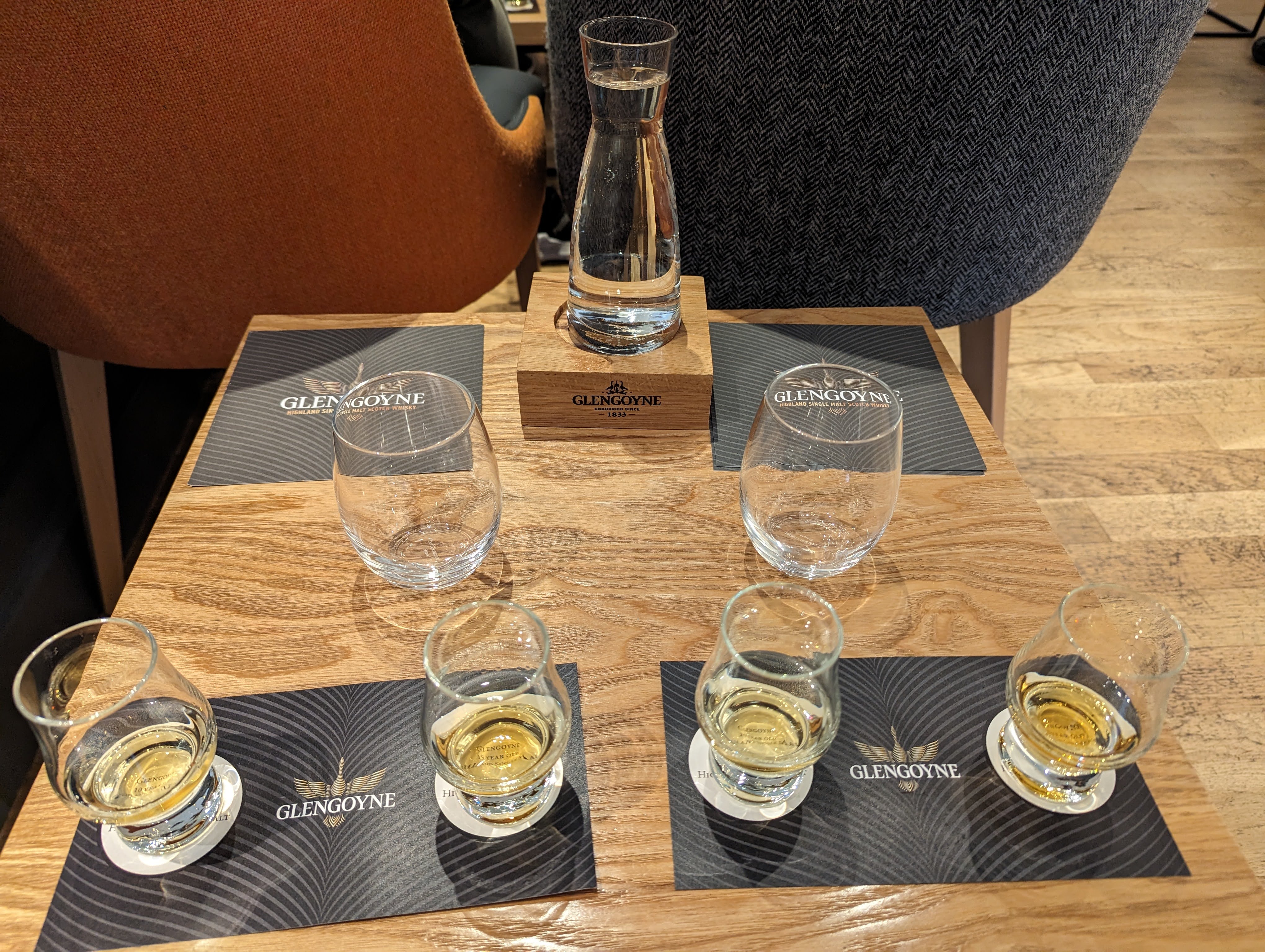 Whiskey pour
