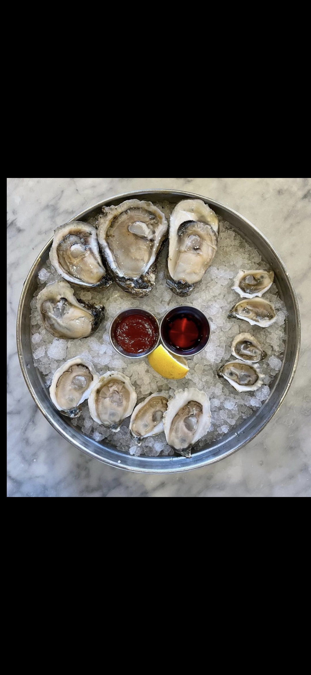 Oysters on the half shell