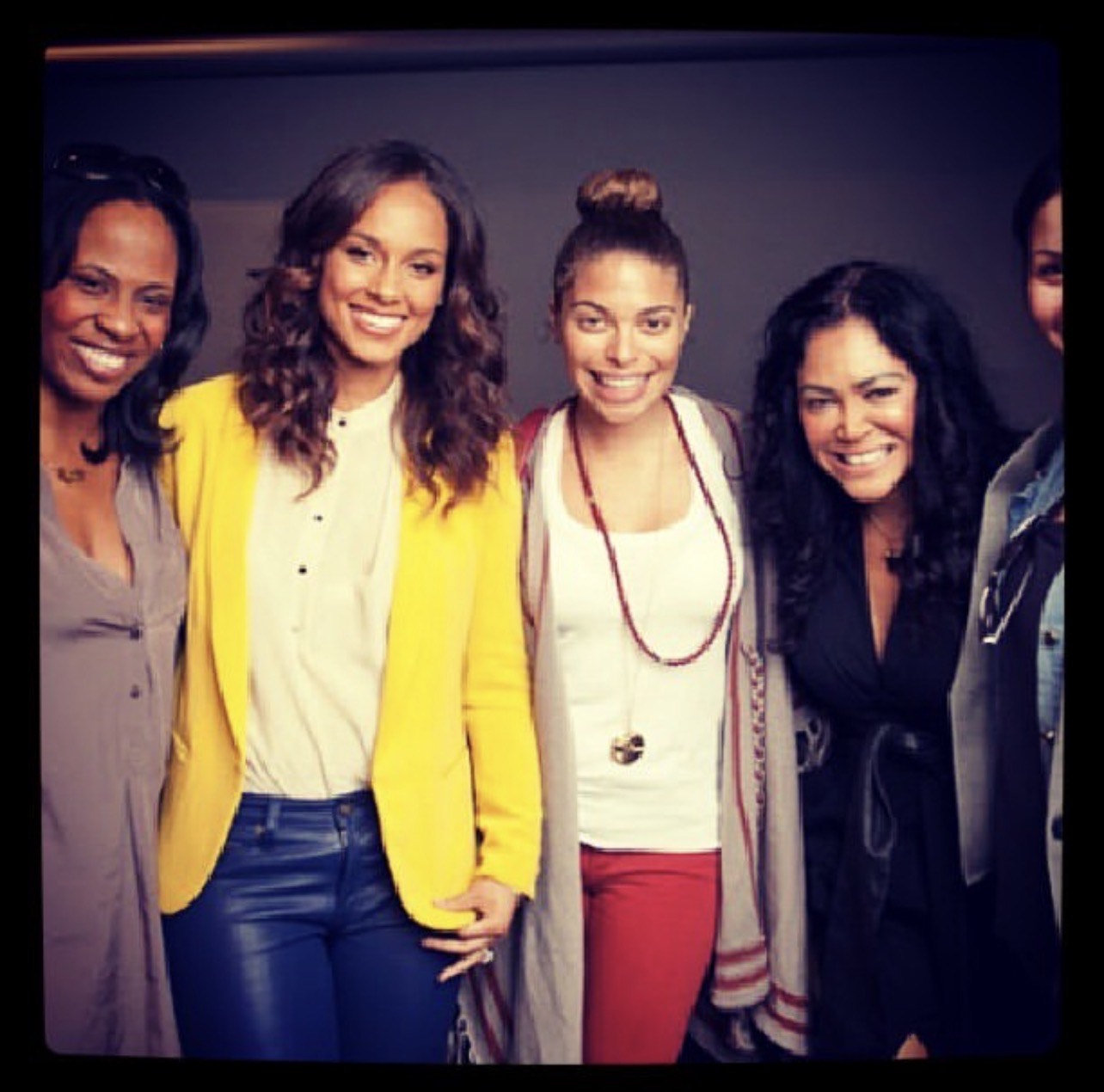 With Alicia Keys, on a show she produced
