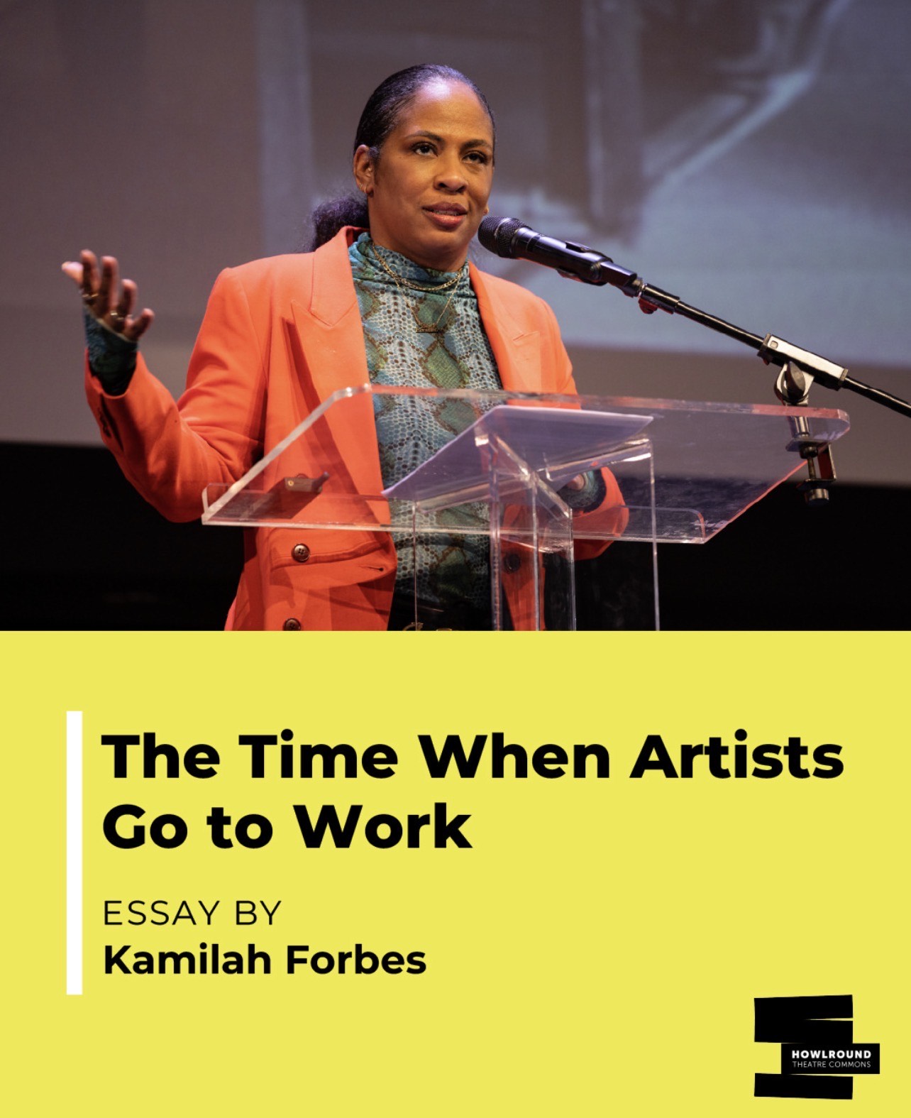 When artists go to work