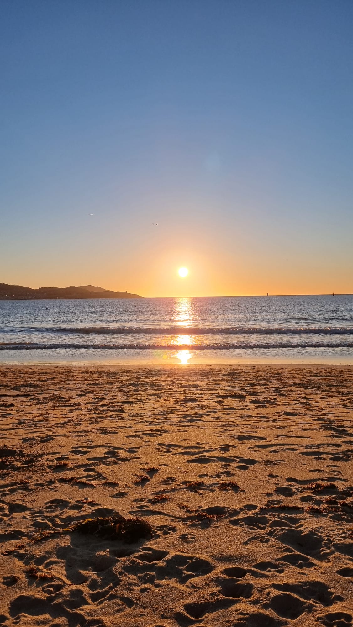 Sunrise over the sea