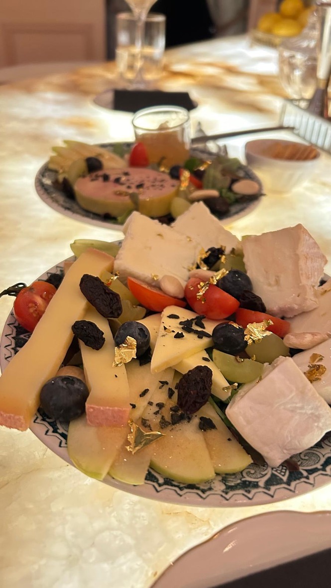 A plate at La Fontaine, Málaga