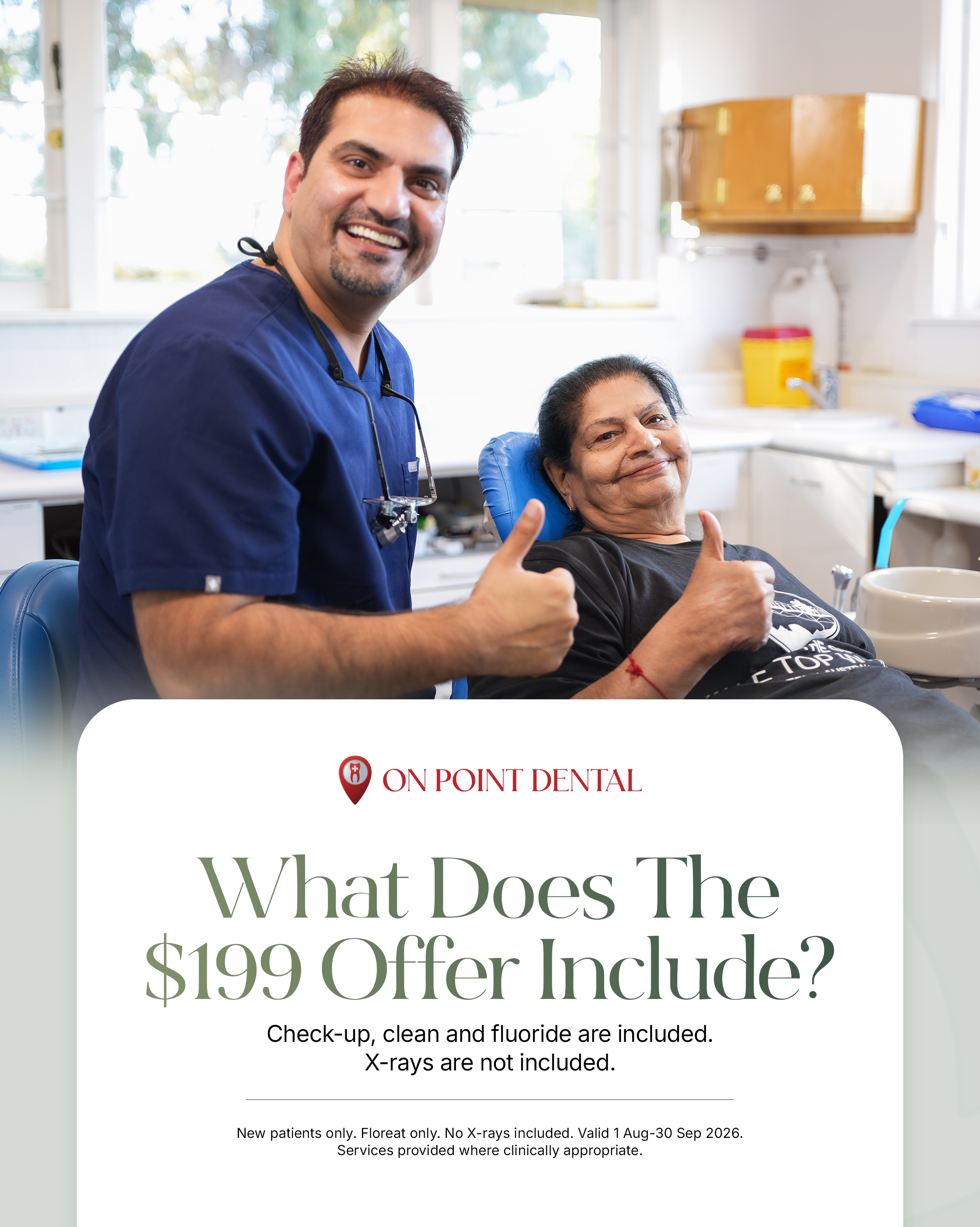 Not every dental offer includes the same things, so it helps to check 