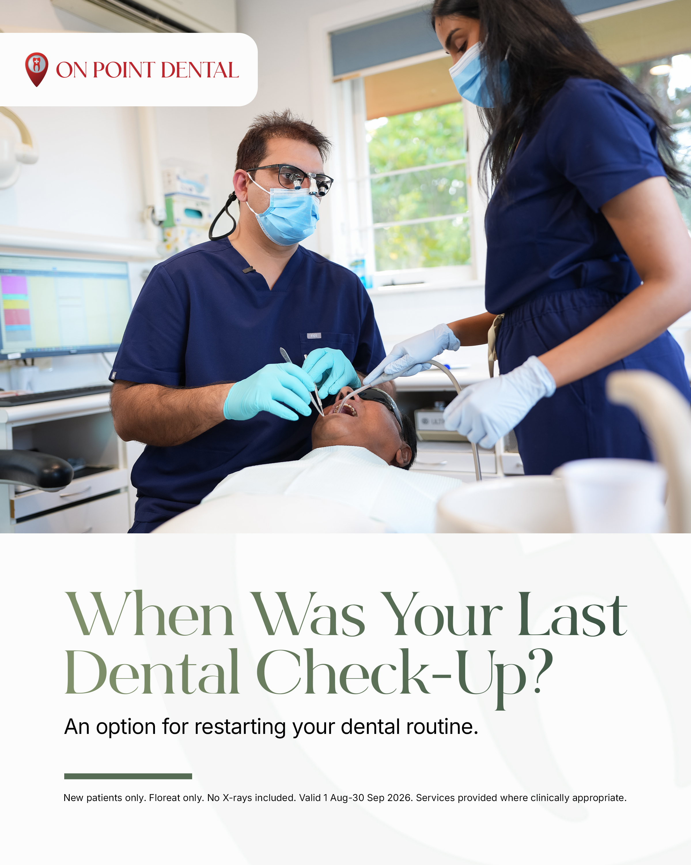 Been meaning to organise a dental check-up but haven’t found the right