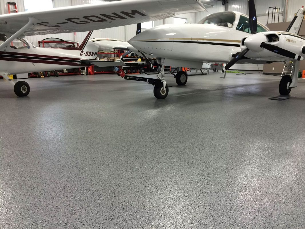 Garage floor finish
