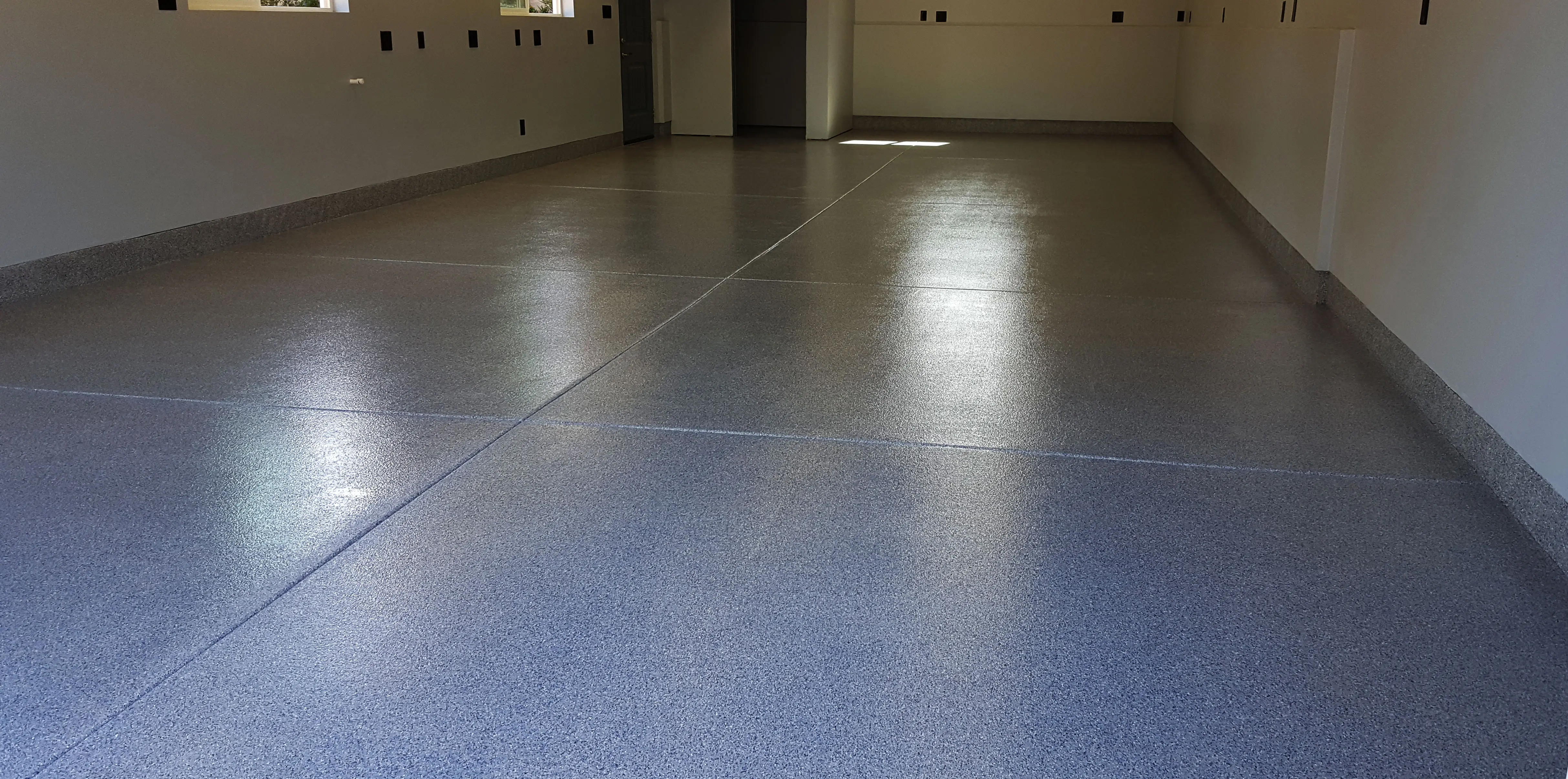 Garage floor coating result