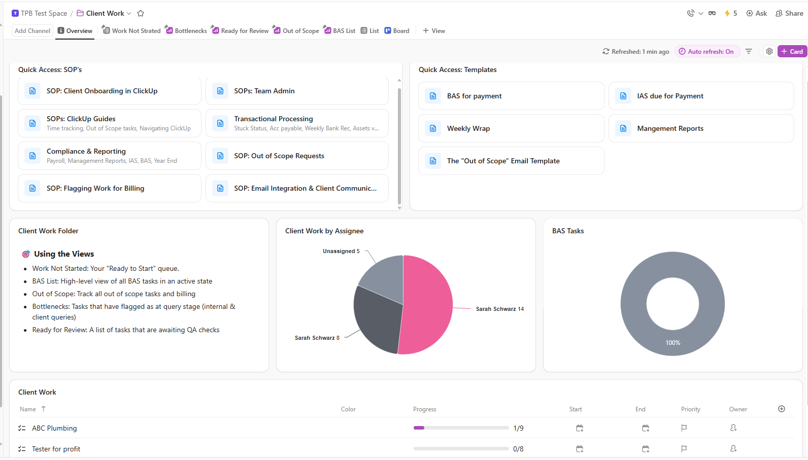 ClickUp for Bookkeepers