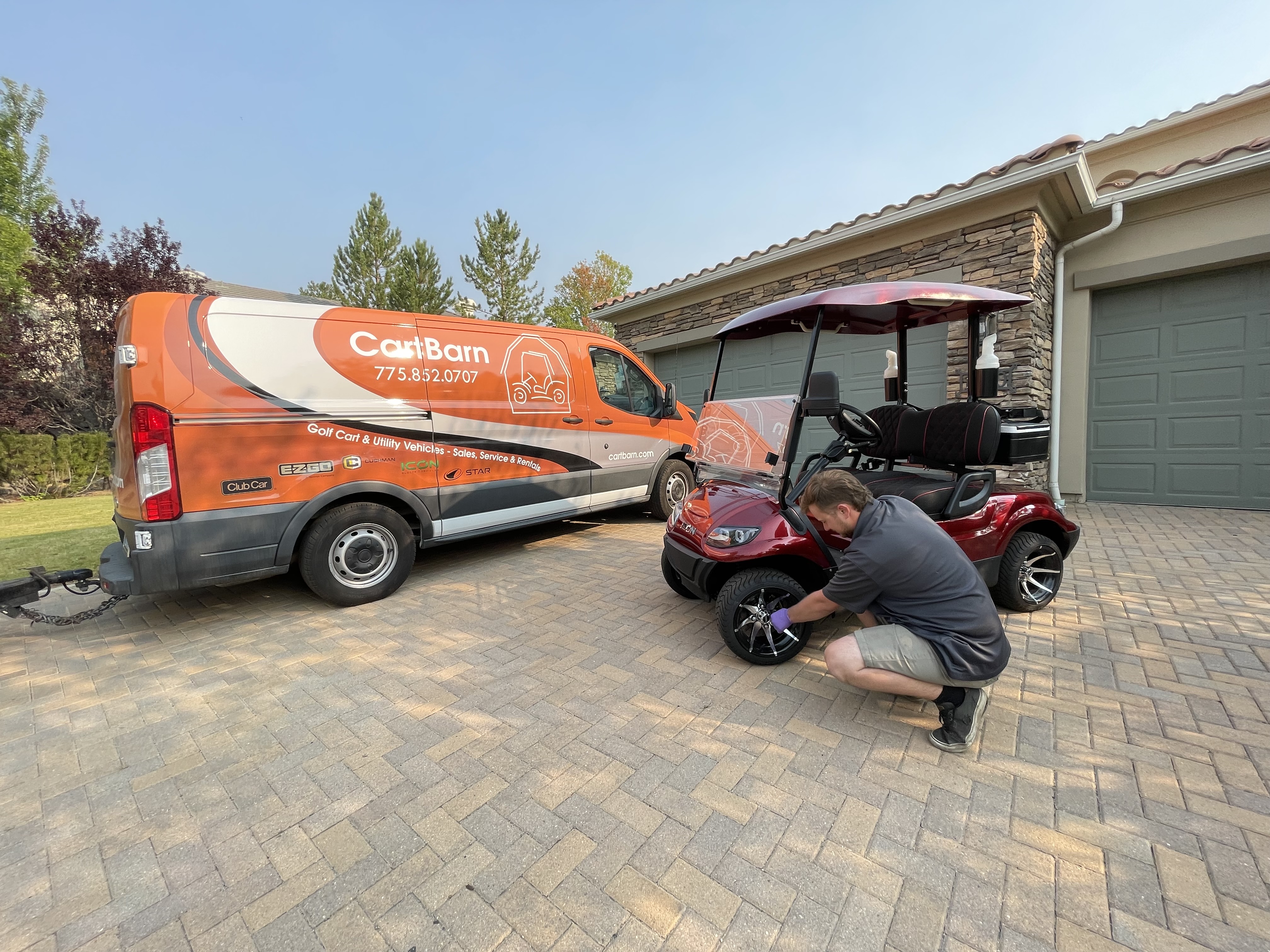 Mobile Golf Cart Maintenance