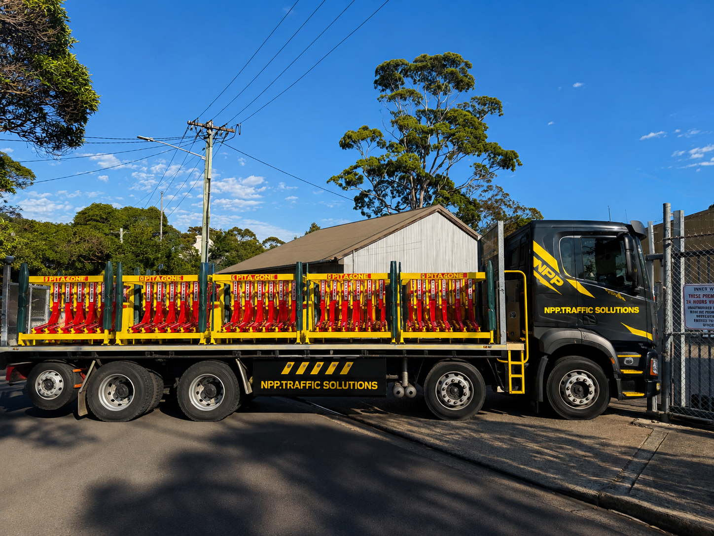 NPP Traffic Solutions fleet of specialist traffic management and logistics vehicles