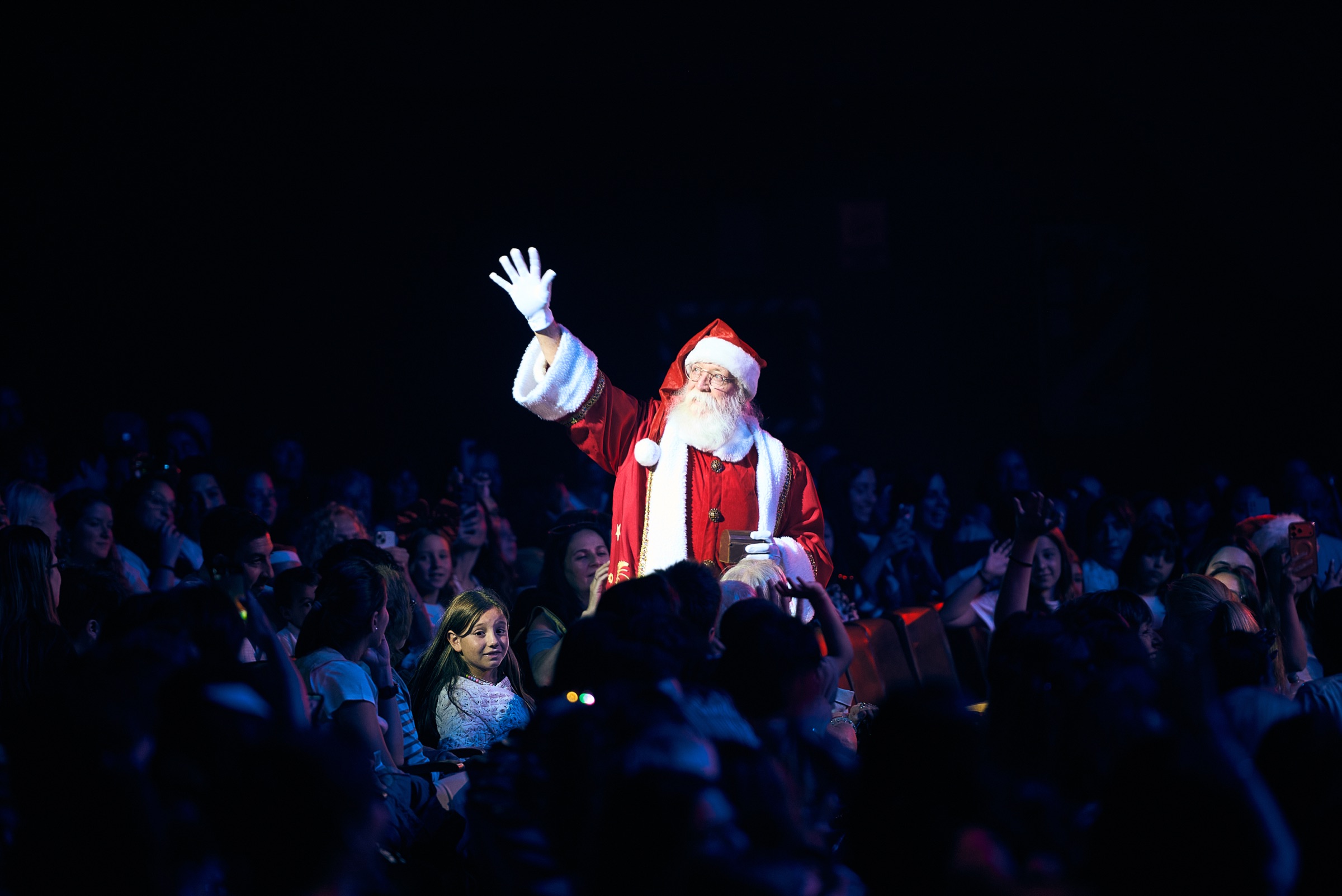 Detalle de la puesta teatral de Navidad en las Películas