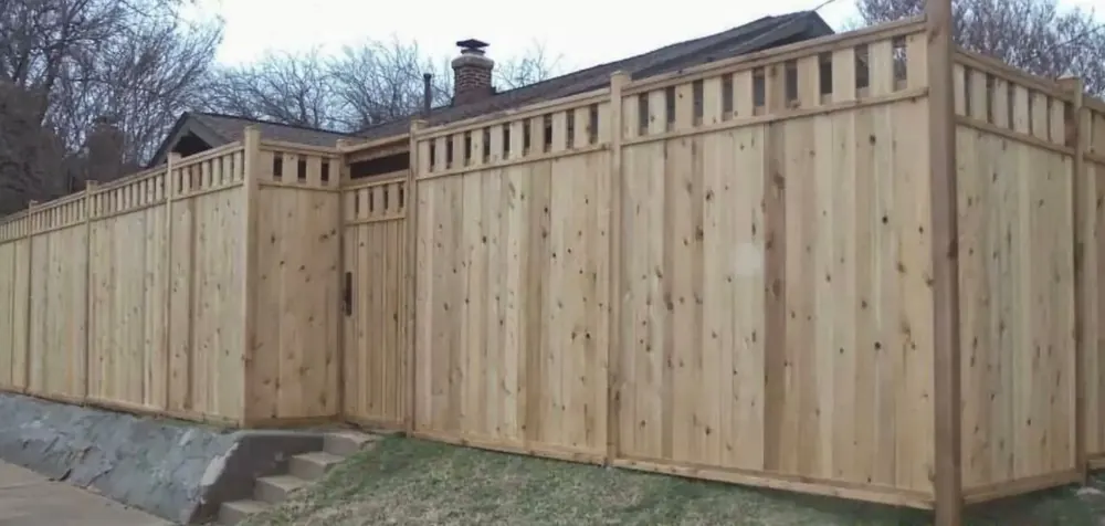 Custom Fencing installation by Legacy Fence